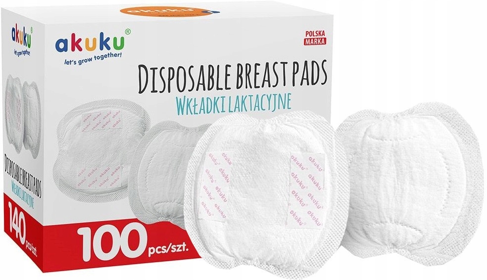 Akuku chłonne wkładki laktacyjne 140 szt. megapaka