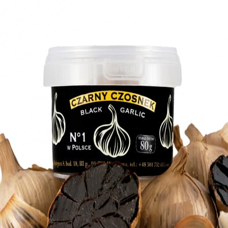 Czarny czosnek BIO 80g BLACK GARLIC