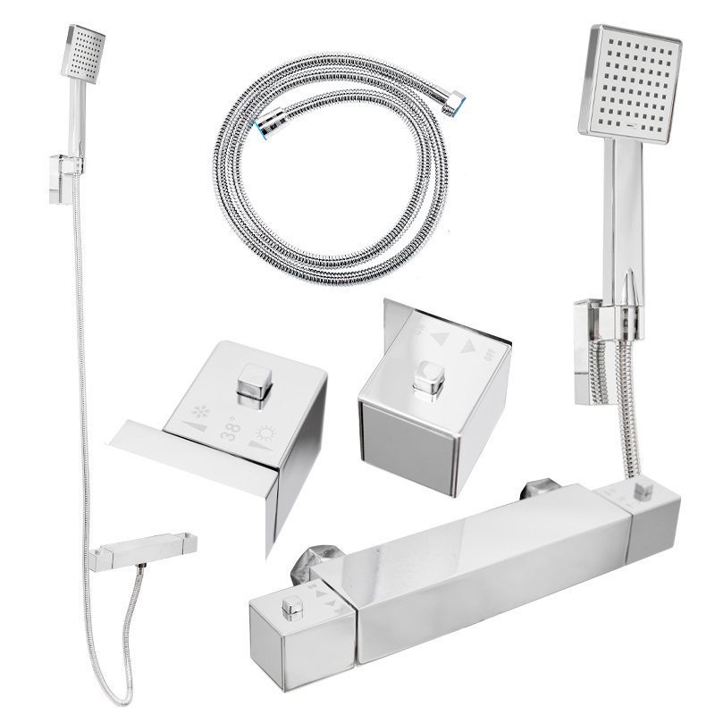 BATERIA PRYSZNICOWA Z TERMOSTATEM T202A CHROM