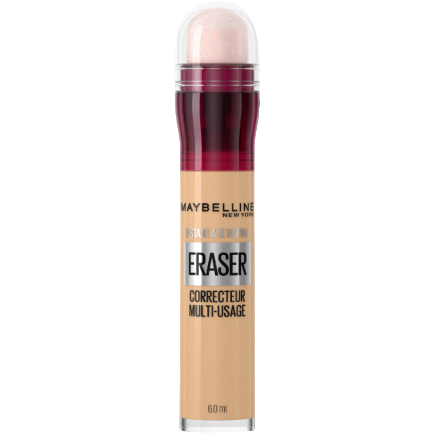 Maybelline New York Instant Eraser multizadaniowy korektor do twarzy 07 sand, 6,8 ml