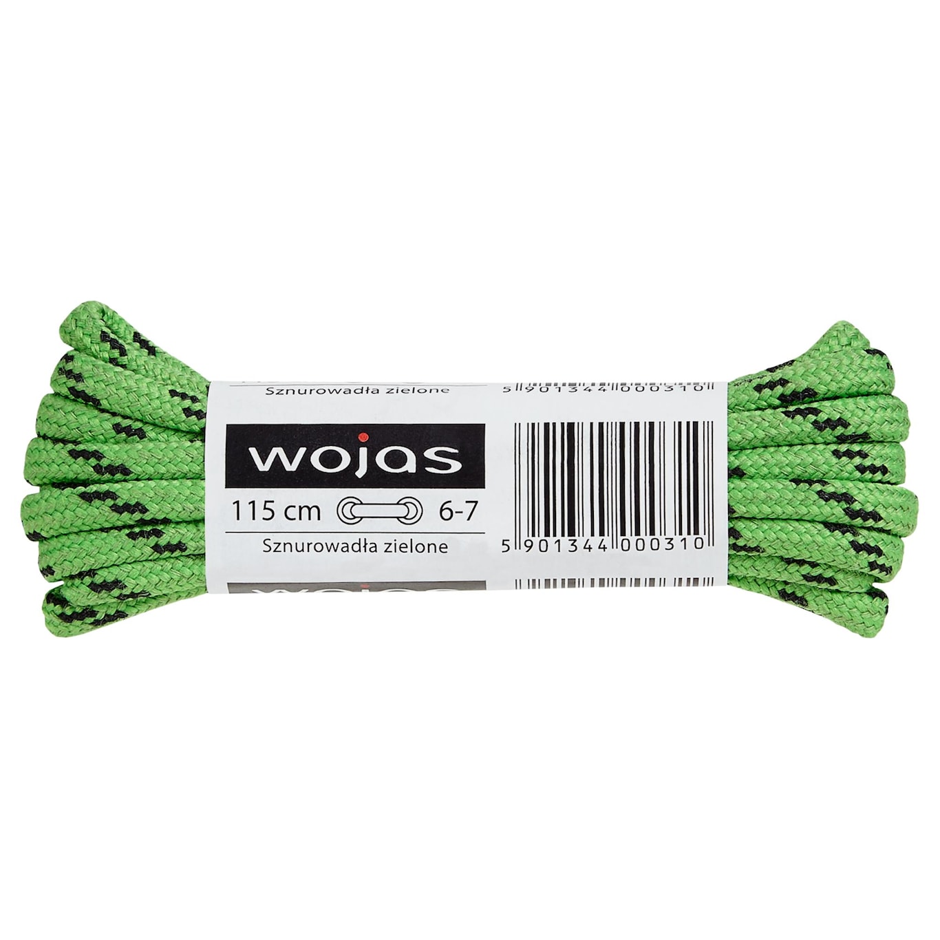 Wojas Sznurowadła Zielone 115Cm 99507-07