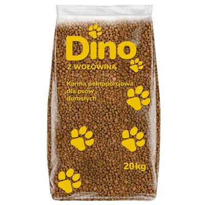 Karma dla psa DINO z Wołowiną 20 kg