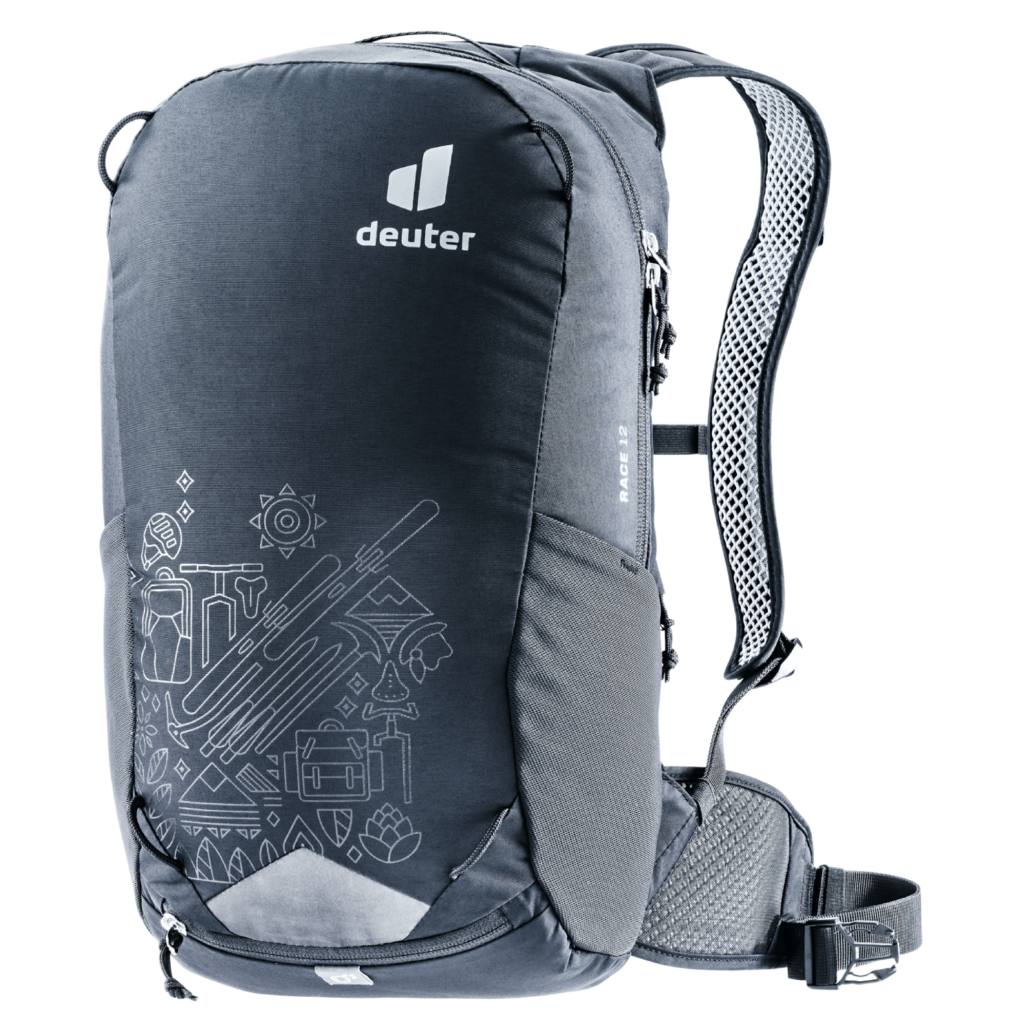 Plecak sportowy Deuter Race 12 125th Anniversary Edition black - ONE SIZE
