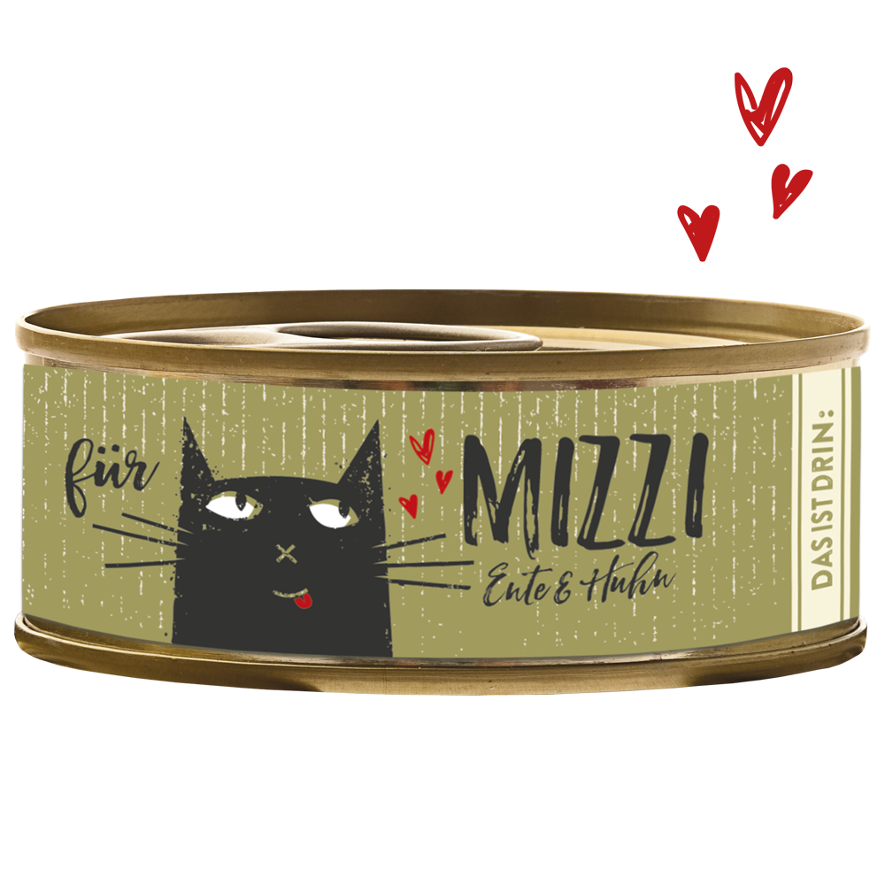 Bubeck Karma dla kota Mizzi kaczka - kurczak 100 g