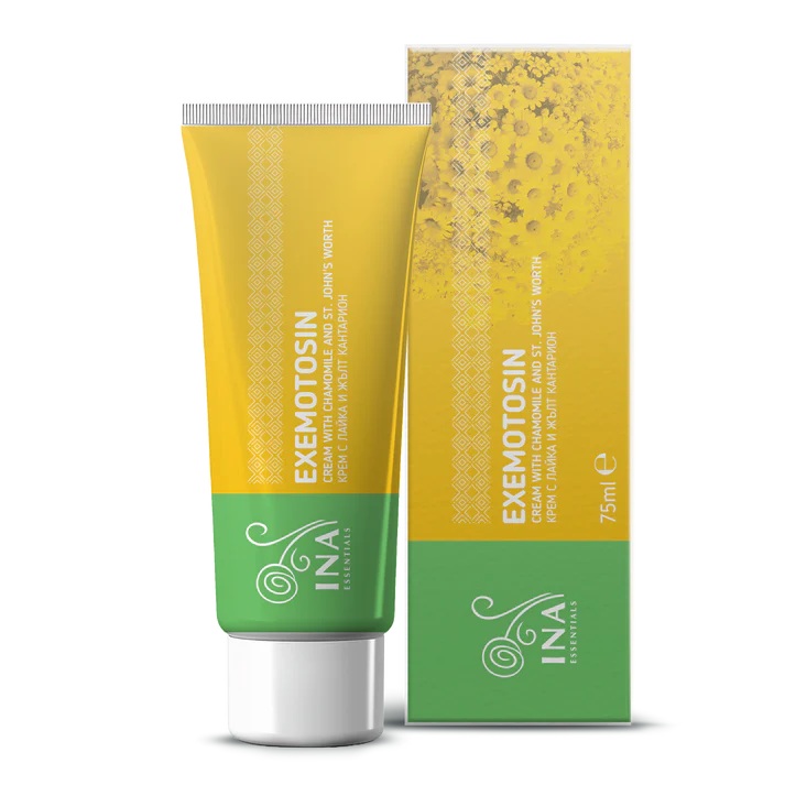 INA ESSENTIALS Exemotosin krem na łuszczycę egzemę i podrażnioną skórę, 75 ml