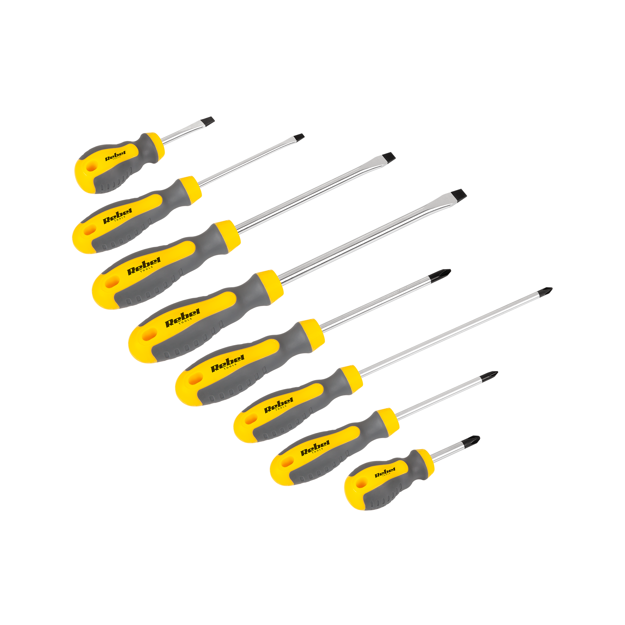 Zestaw śrubokrętów Rebel Tools 8 szt.