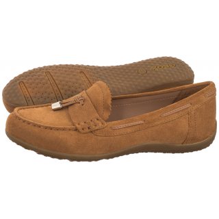 Mokasyny Geox D Vega Moc A Cognac D35DNA 00022 C6001