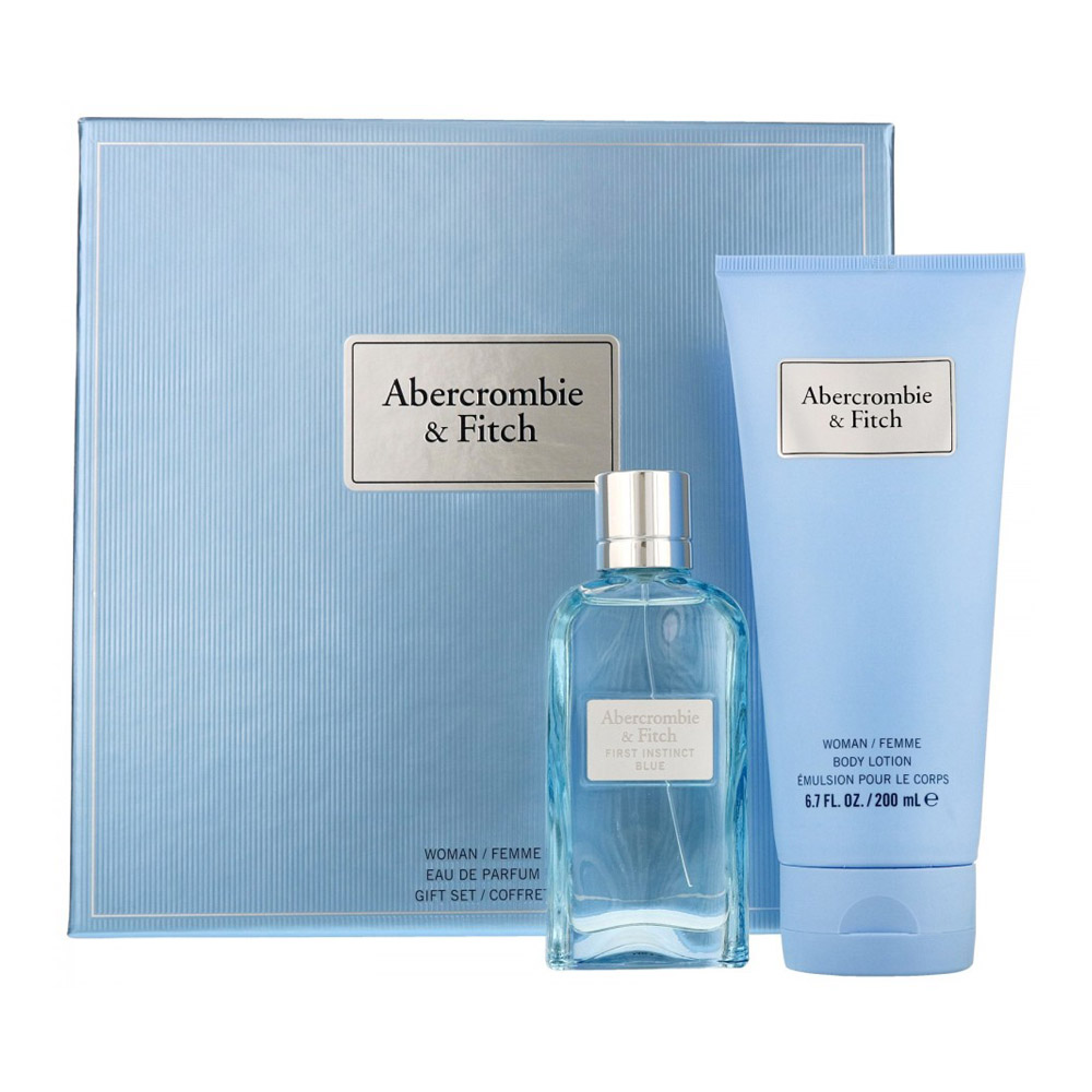 Abercrombie & Fitch First Instinct Blue Woman zestaw damski: woda perfumowana, 50 ml + balsam do ciała, 200 ml