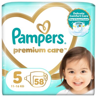 Pieluchy PAMPERS Premium Care VP 5 (58 szt.)
