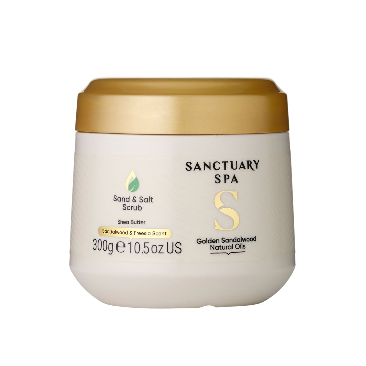 Sanctuary Spa Golden Sandalwood peeling do ciała, 300 g