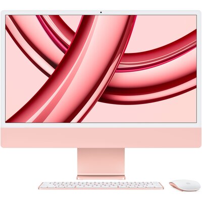 Komputer APPLE iMac 24 4k 23.5" Retina M3 10R GPU 8GB RAM 512GB SSD macOS Różowy