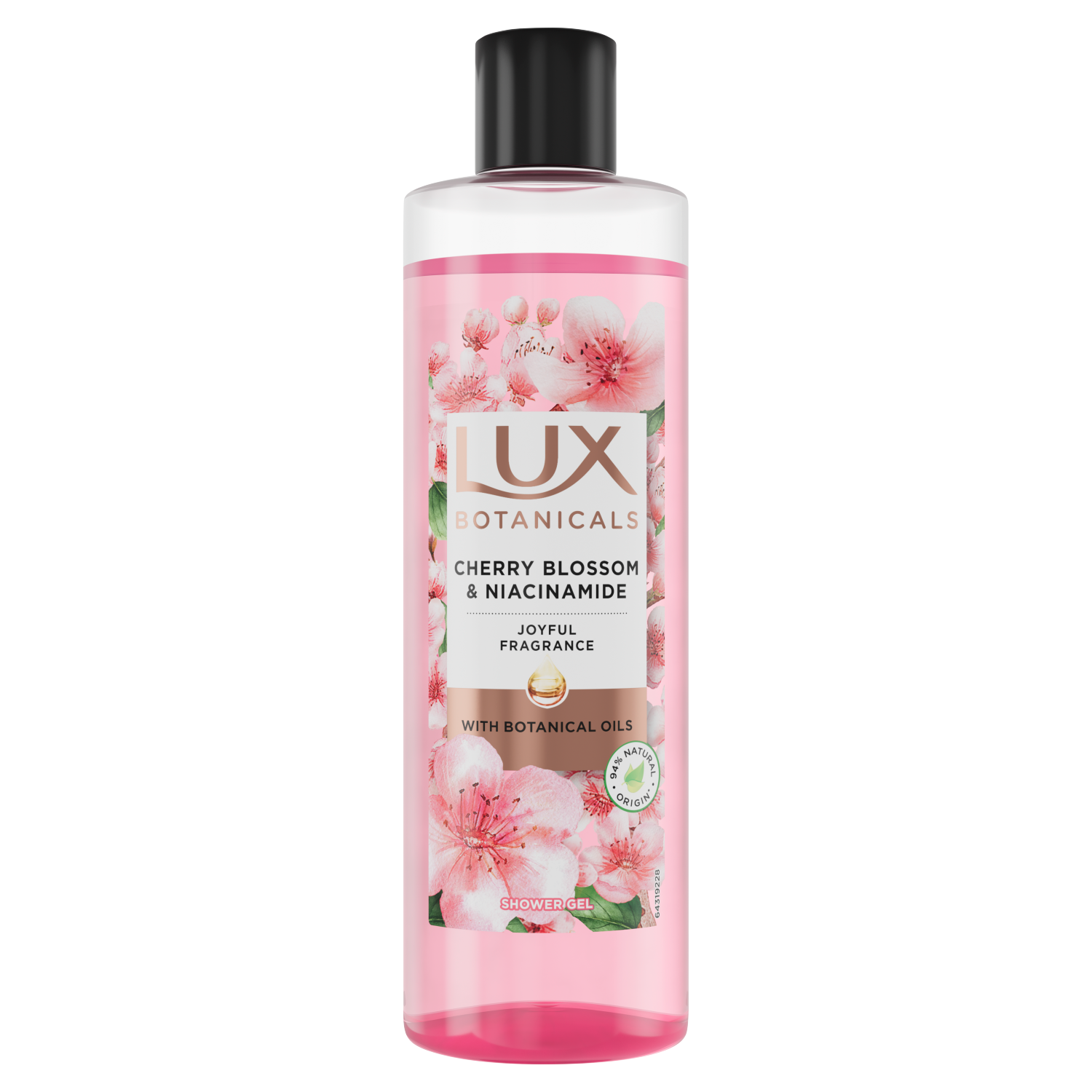 Lux Botanicals Cherry Blossom Niacynamid żel pod prysznic, 480 ml