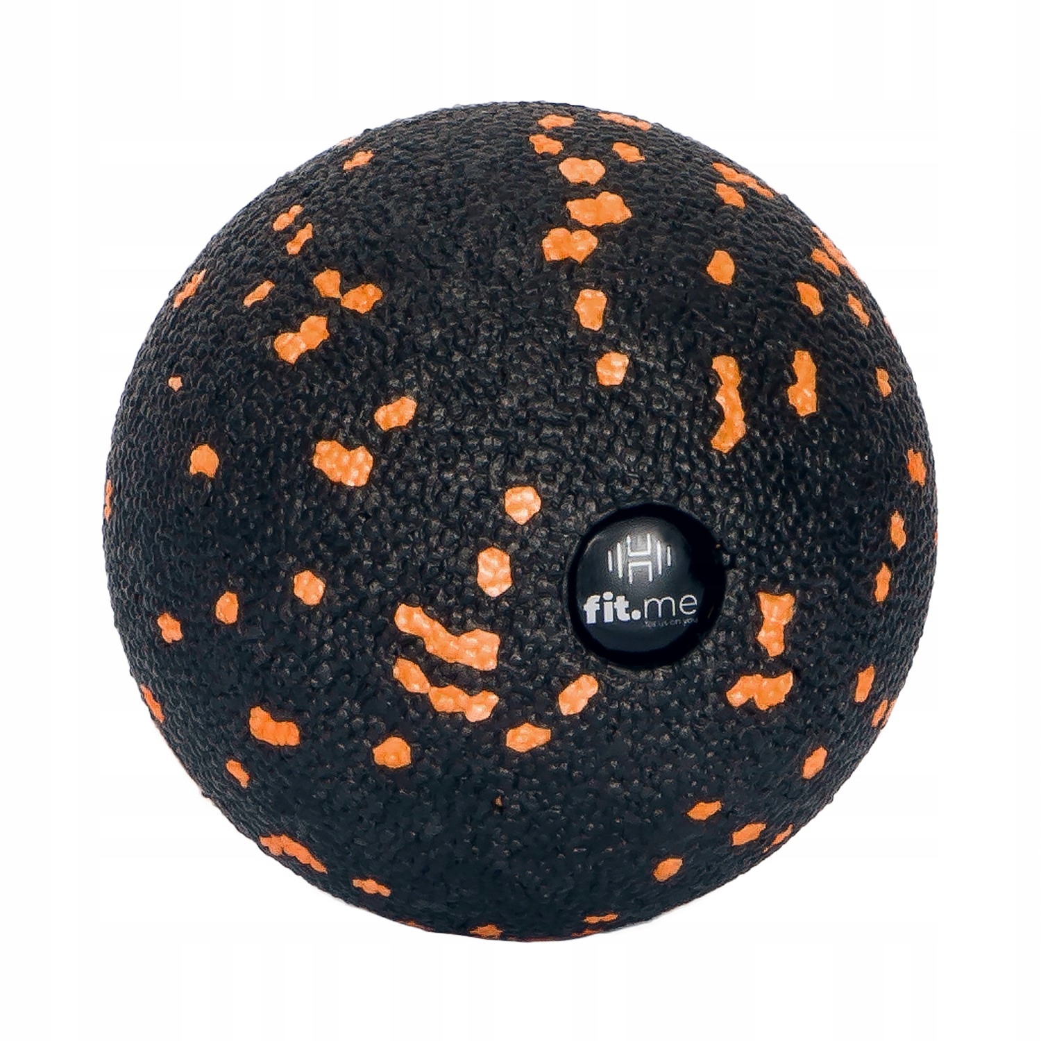 Fit.me piłka do masażu czarna/pomarańczowa, 1 szt.