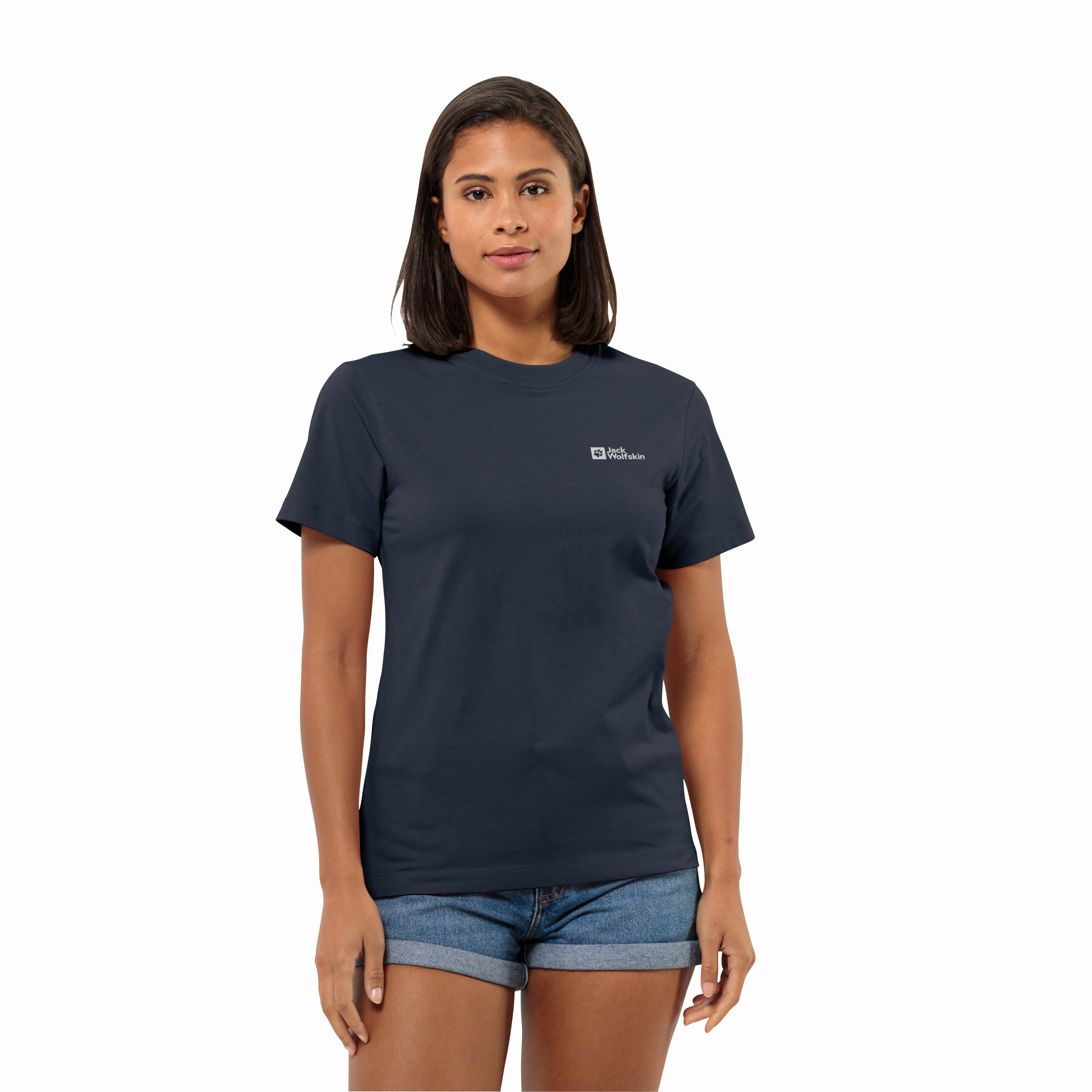 Damska koszulka Jack Wolfskin ESSENTIAL T W night blue - M
