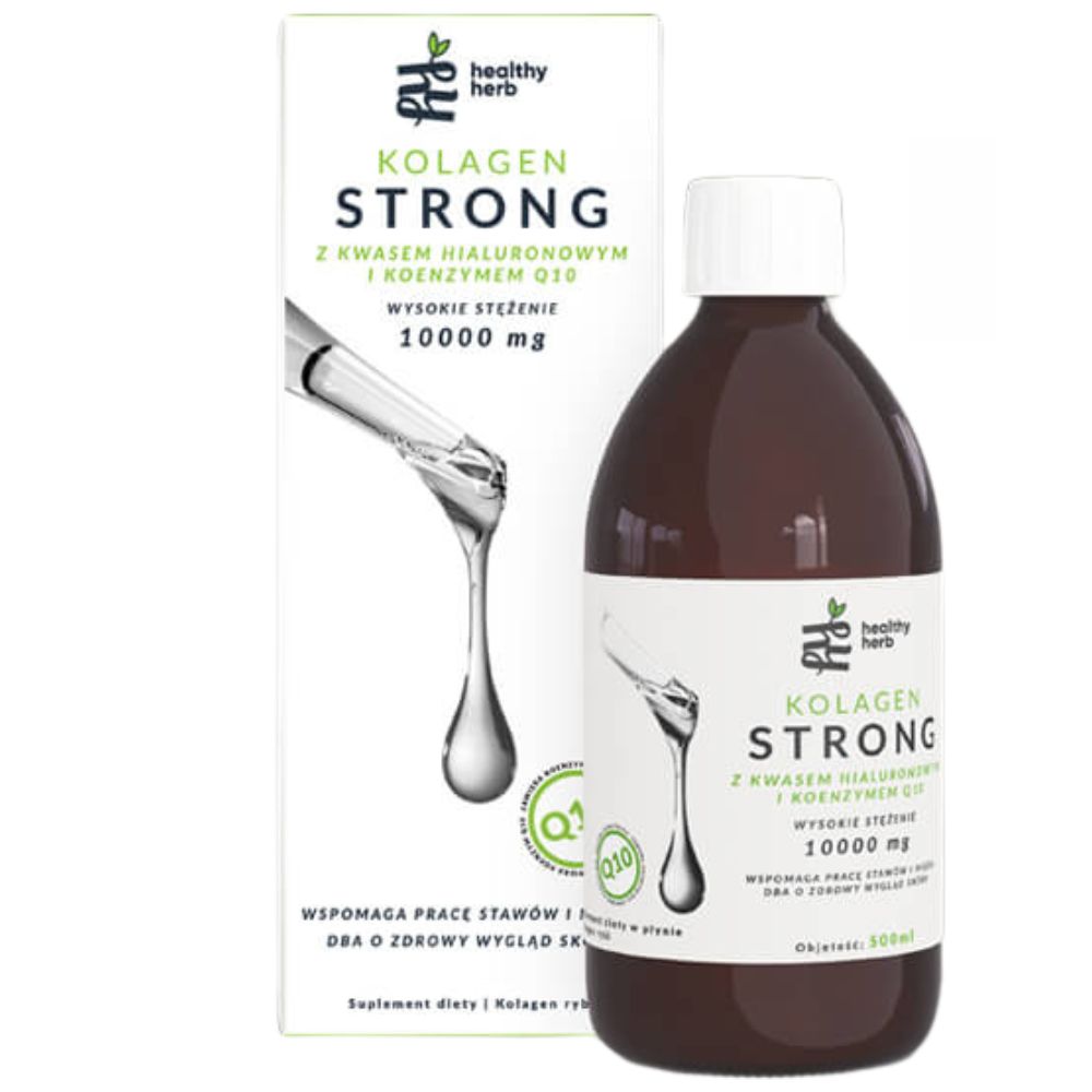 Healthy Herb Strong suplement diety kolagen mocny 10000 mg do picia, 500 ml