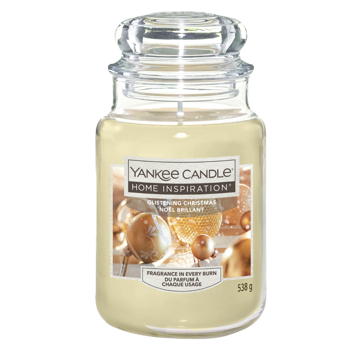 Yankee Candle Home Inspiration Glistening Christmas świeca zapachowa Glistening Christmas, 538 g