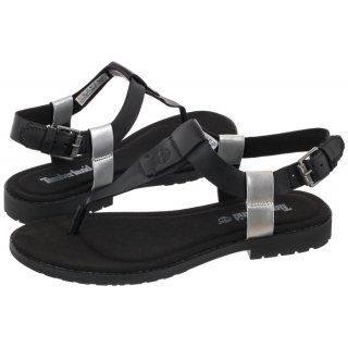 Sandały Timberland Chicago Riverside Thong Black Full Grain 0A23U4 015