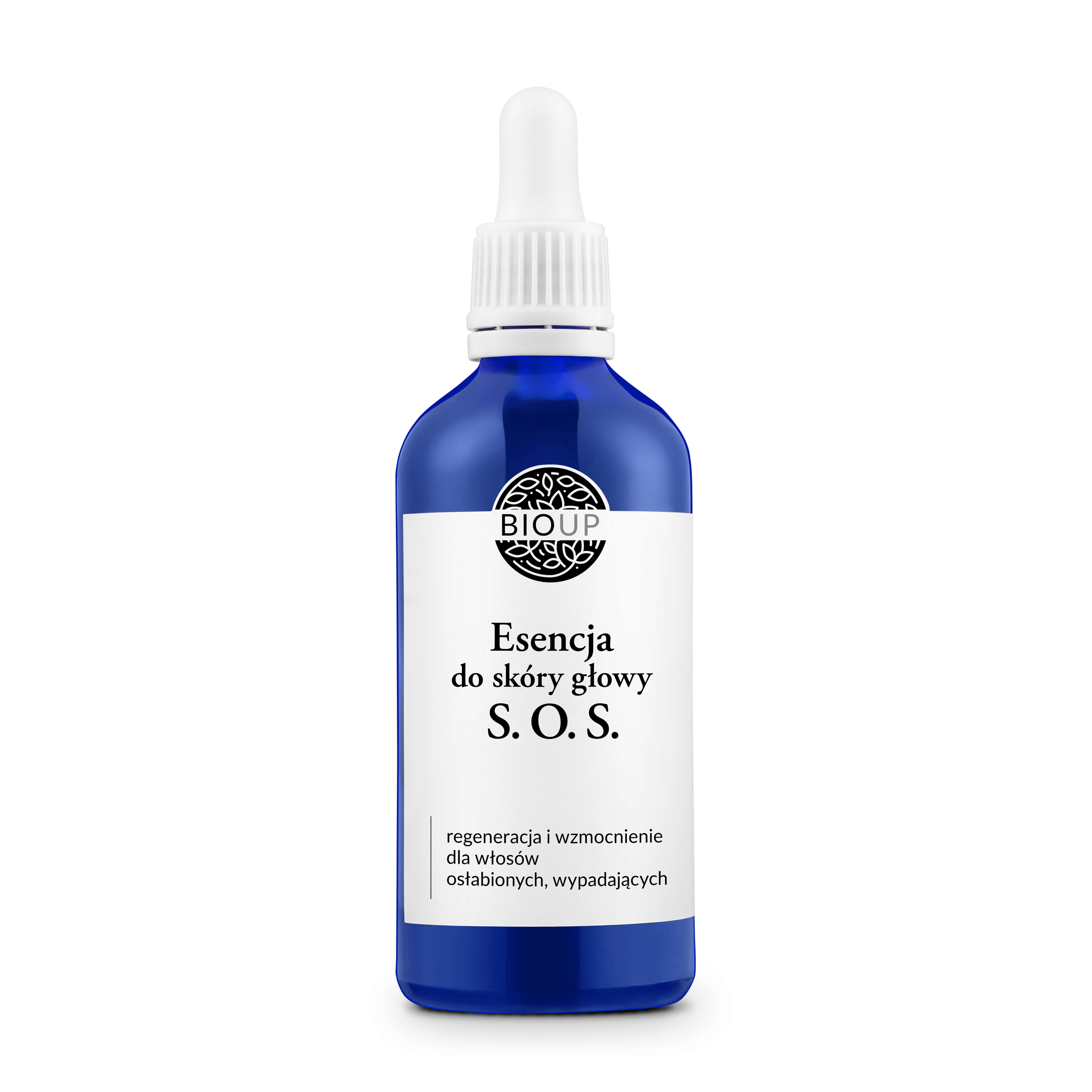 Bioup esencja do skóry głowy S.O.S. regenerująco-wzmacniająca do włosów osłabionych i wypadających, 100 ml
