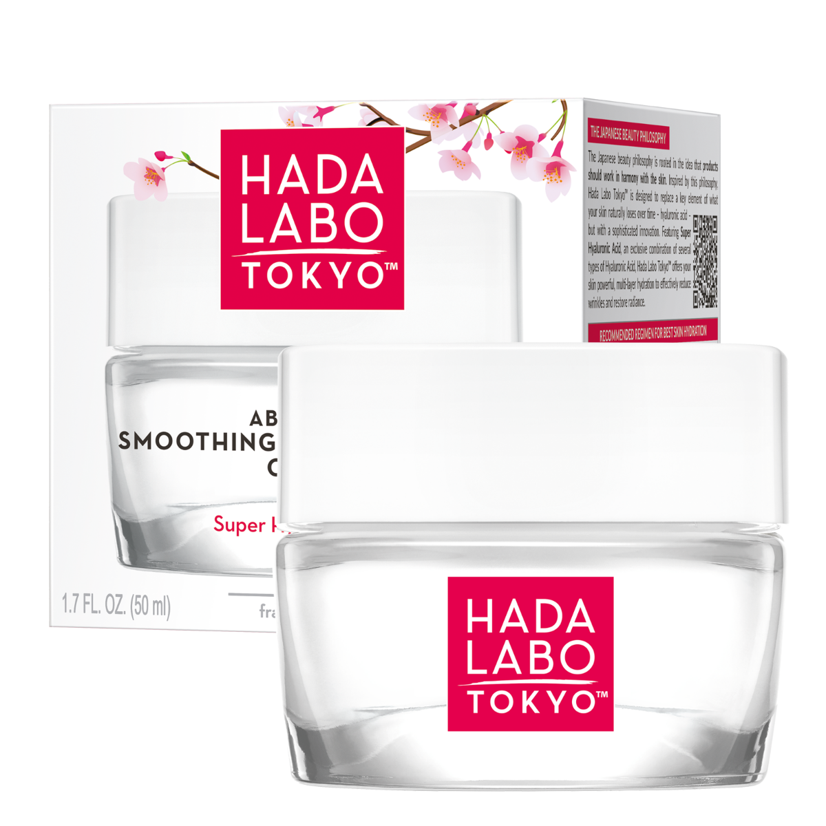 Hada Labo Tokyo White nawilżająco-wygładzający krem do twarzy na dzień i na noc, 50 ml