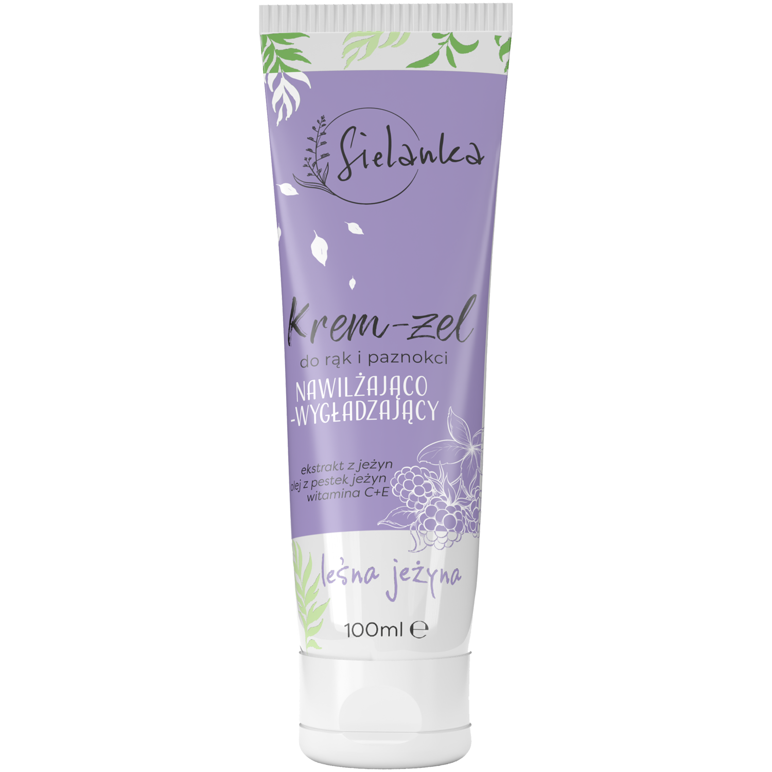 Sielanka Leśna Jeżyna nawilżająco-wygładzający krem-żel do rąk i paznokci, 100 ml