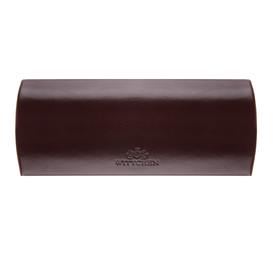 WITTCHEN Etui na okulary brązowe Italy skóra licowa