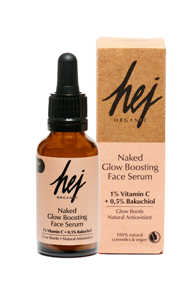 Hej Organic Naked rozjaśniające serum do twarzy, 30 ml