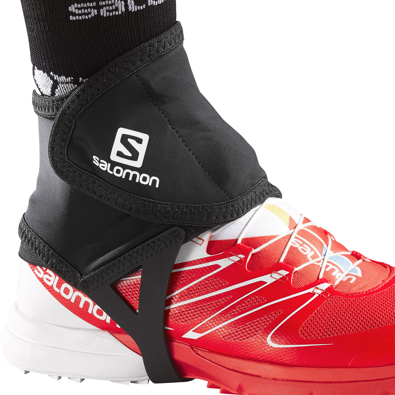 Stuptuty ochraniacze do biegania Salomon Trail Gaiters Low black - L