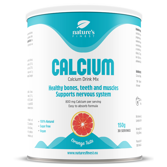Nature's Finest Calcium suplement diety z wapniem, 150 g