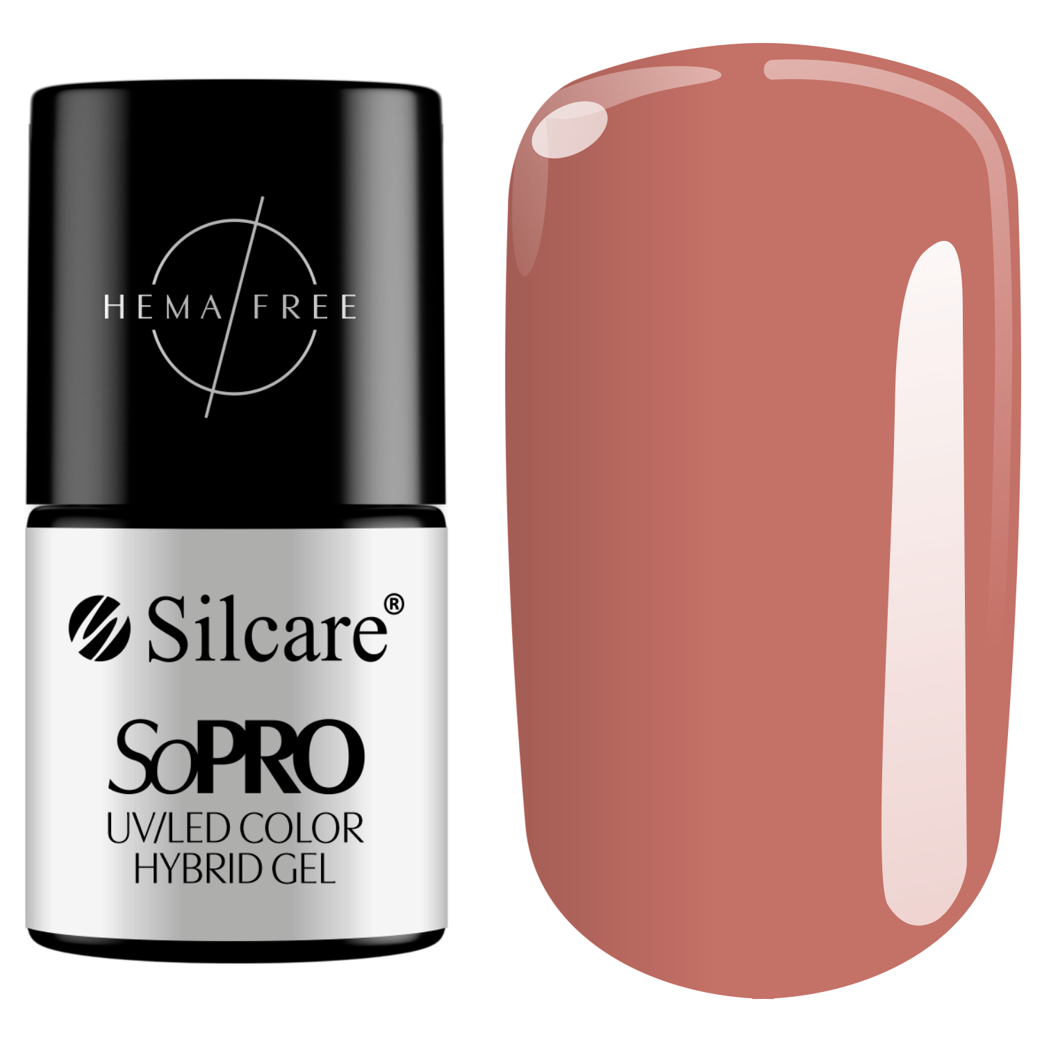 Silcare Sopro Rich Color hybrydowy lakier do paznokci 001, 7 g
