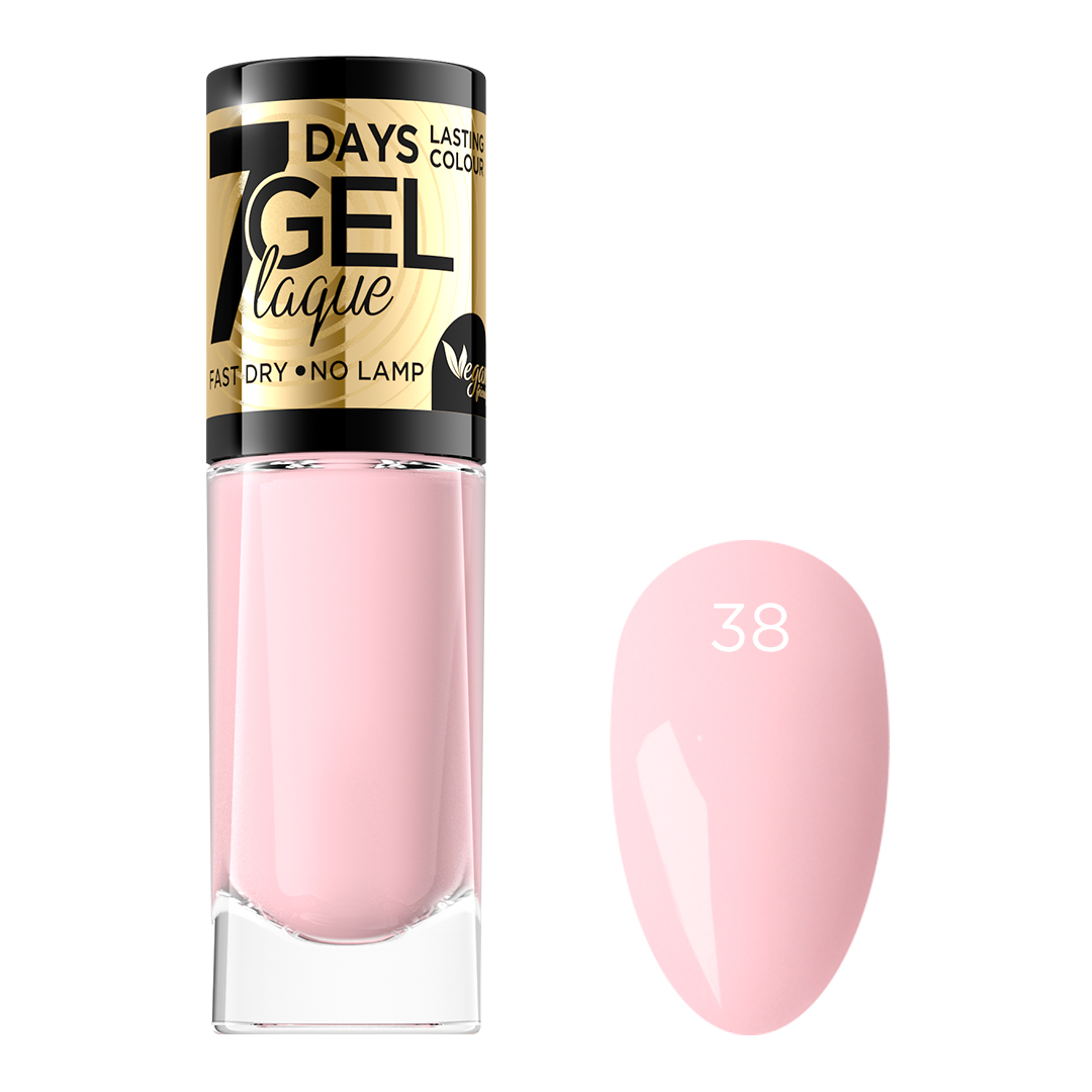 Eveline Cosmetics Gel Laque żelowy lakier do paznokci nr 38, 8 ml