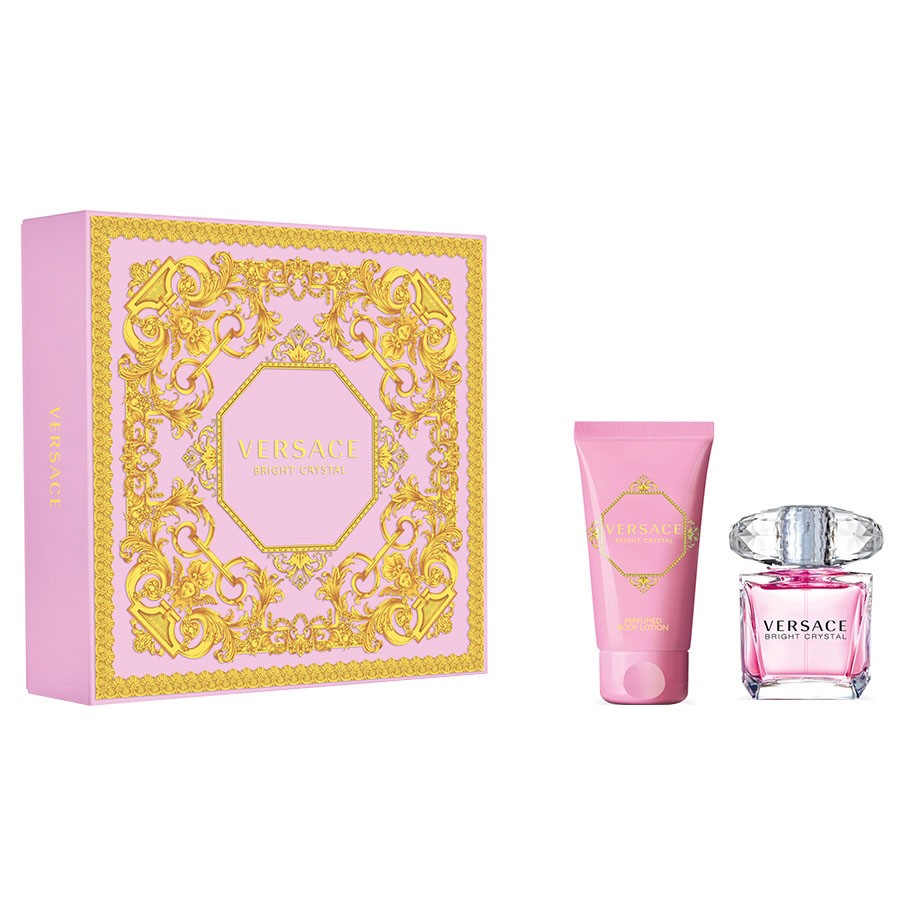 Versace Bright Crystal zestaw: woda toaletowa damska, 30 ml + balsam do ciała, 50 ml