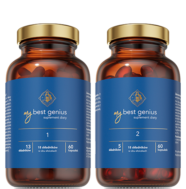 MyBestPharm MyBestGenius suplement diety, 2x60 kaps./1 opak.