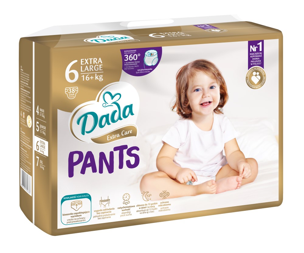 Dada pieluchy rozm. 6 extra large 16+ kg, 38 szt./1 opak.