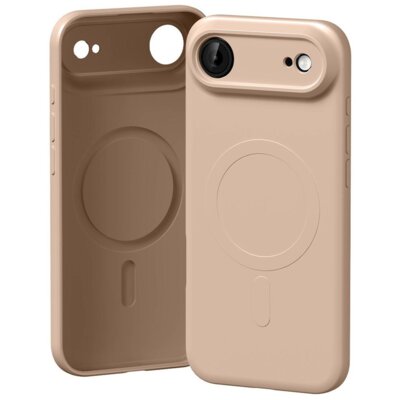 Etui MERCURY Semi-Silicone MagSafe do Apple iPhone Air Różowo-piaskowy