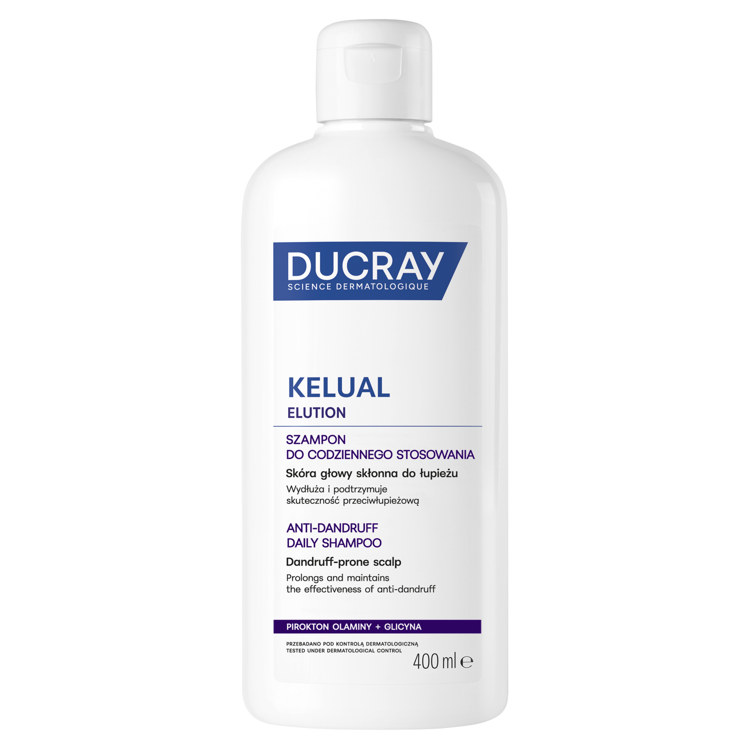 Ducray Elution delikatny szampon do włosów, 400 ml