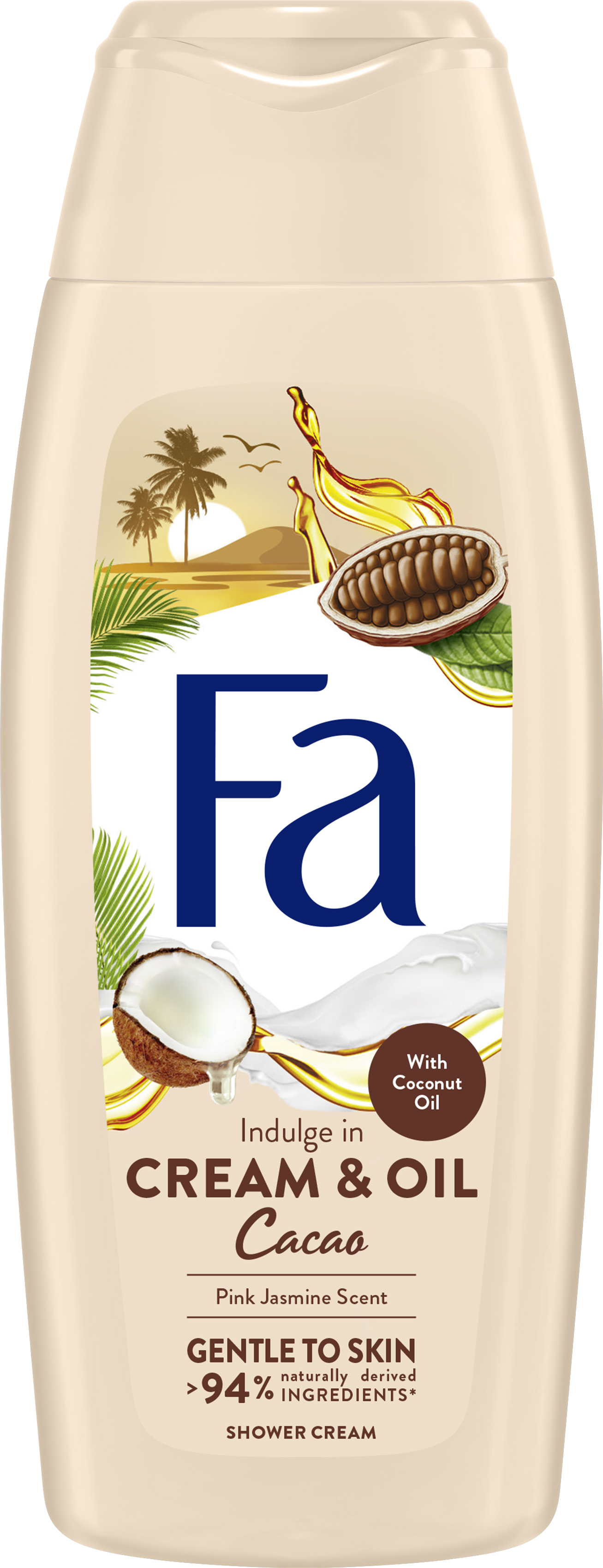 Fa Cream&Oil Cacao kremowy żel pod prysznic, 400 ml
