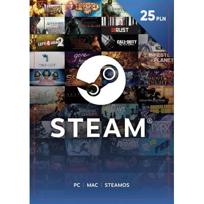 Karta podarunkowa STEAM 25 zł