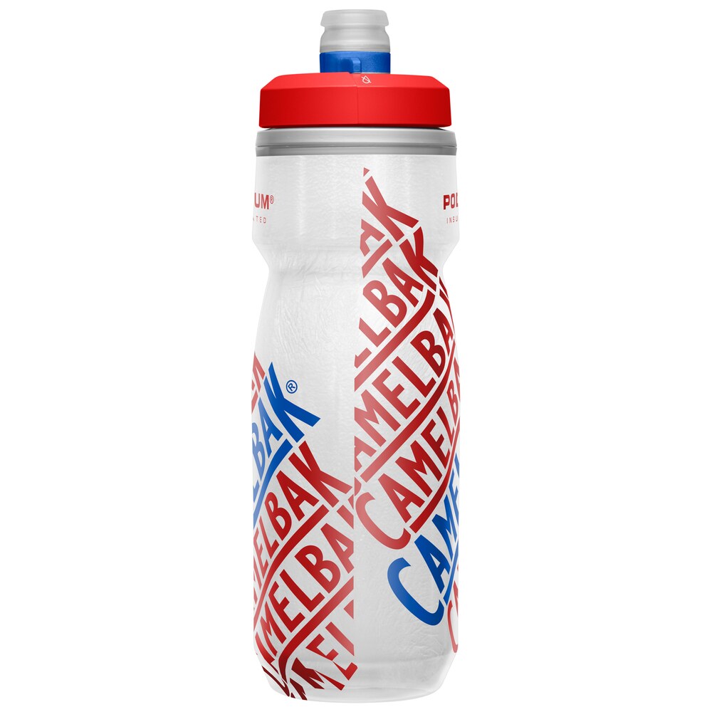 CamelBak Bidon rowerowy Podium Chill 620ml czerwono-niebieski