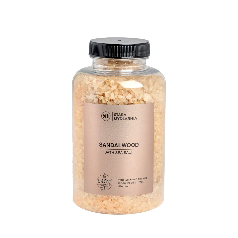 Stara Mydlarnia Sandalwood sól do kąpieli, 500 g