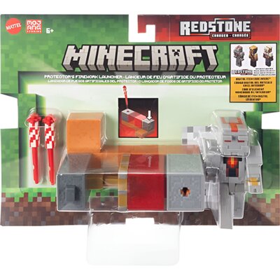 Figurka MINECRAFT Redstone Charged Wyrzutnia fajerwerków Protector JKK10