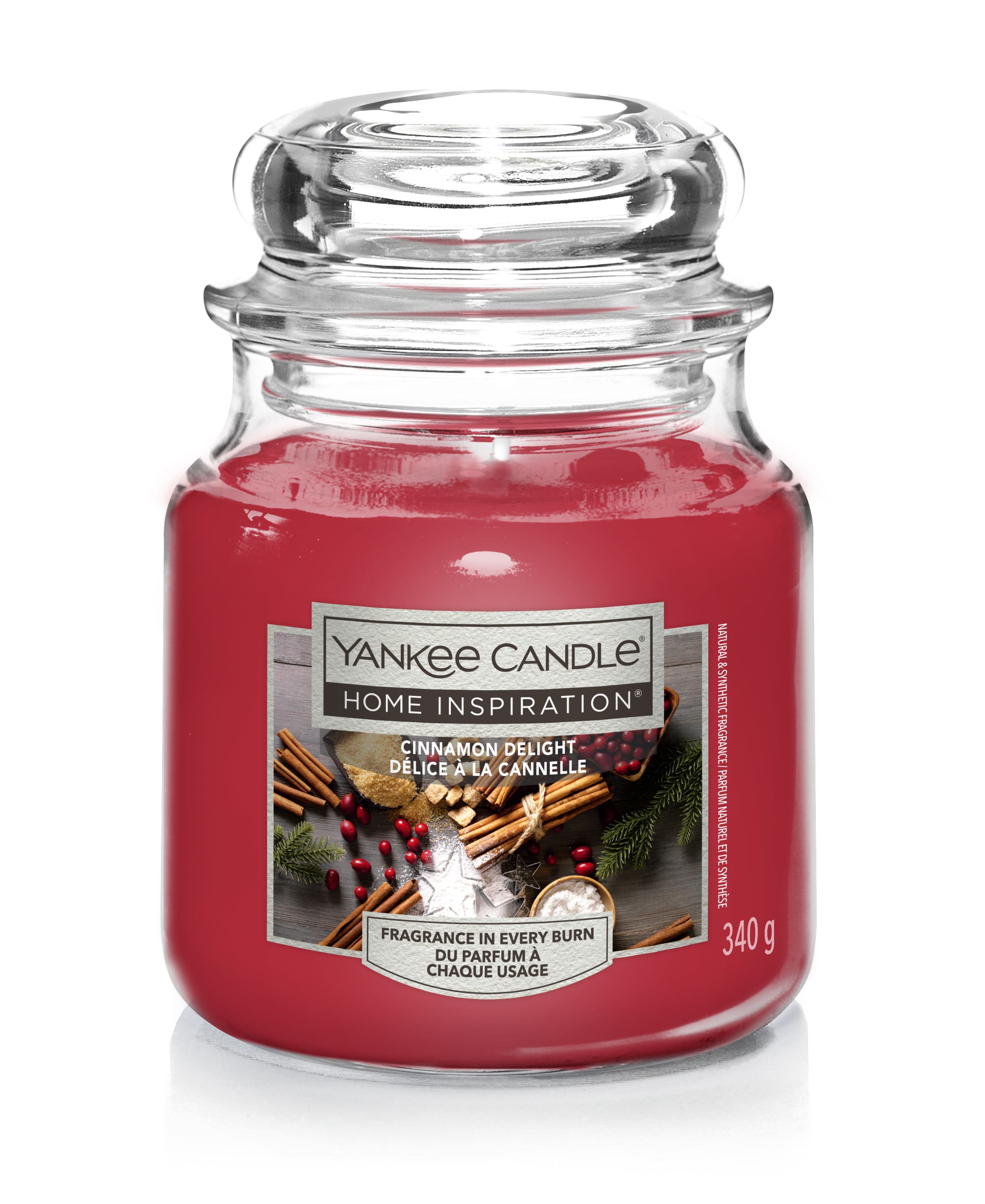 Yankee Candle Home Inspiration Cinnamon Delight świeca zapachowa Cinnamon Delight, 340 g