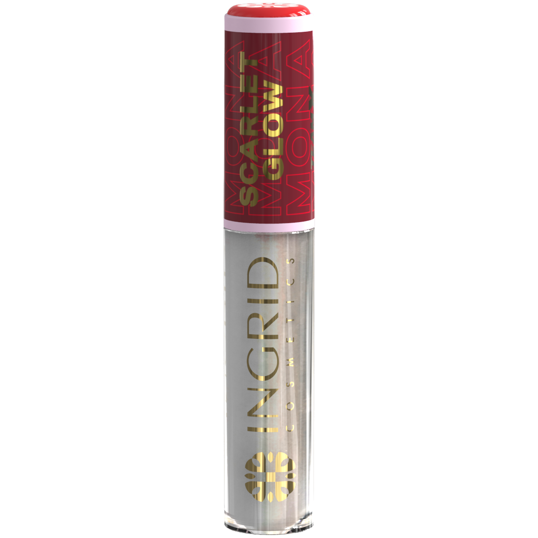 Ingrid Team X In Glass błyszczyk do ust 02 scarlett glow, 4,5 ml
