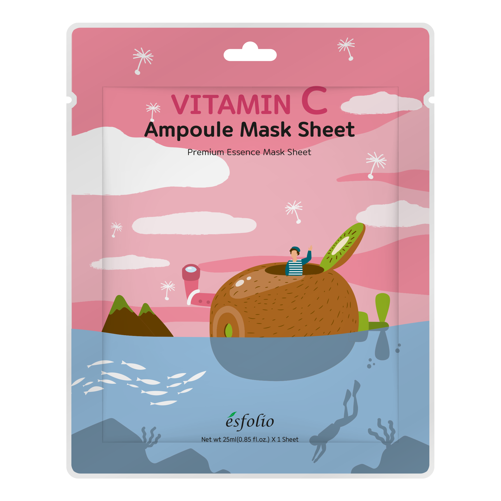 Esfolio maska do twarzy z wit. C, 25 ml