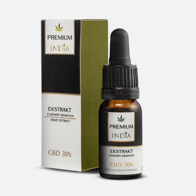 Olej z CBD 30% ekstrakt z konopi siewnych 10 ml (India)