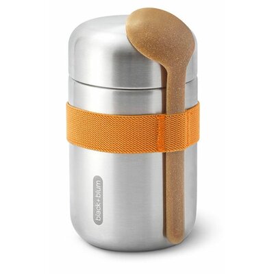 Termos BLACK+BLUM Srebrno-Pomarańczowy 400 ml