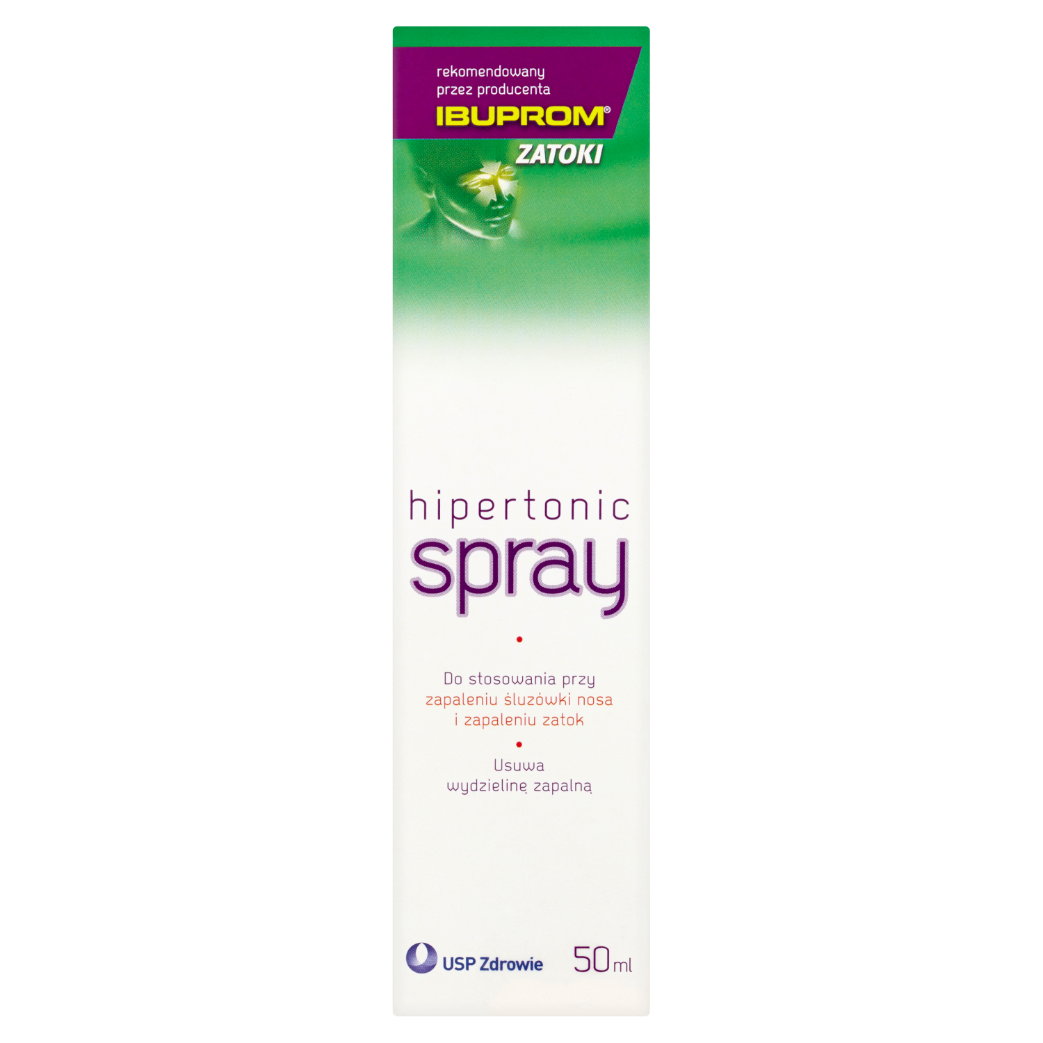 Ibuprom Zatoki Hipertonic spray do nosa, 50 ml