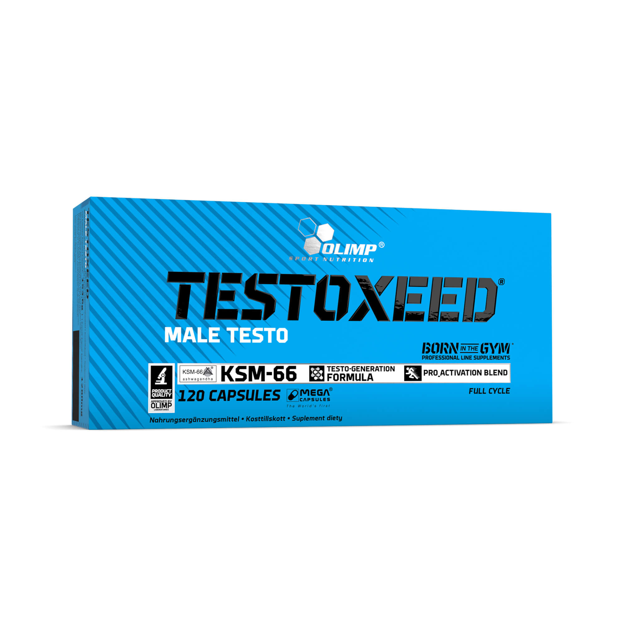 Olimp Sport Nutrition Testoxeed Mega Caps suplement diety - boostery testosteronu, 120 kaps./1 opak.
