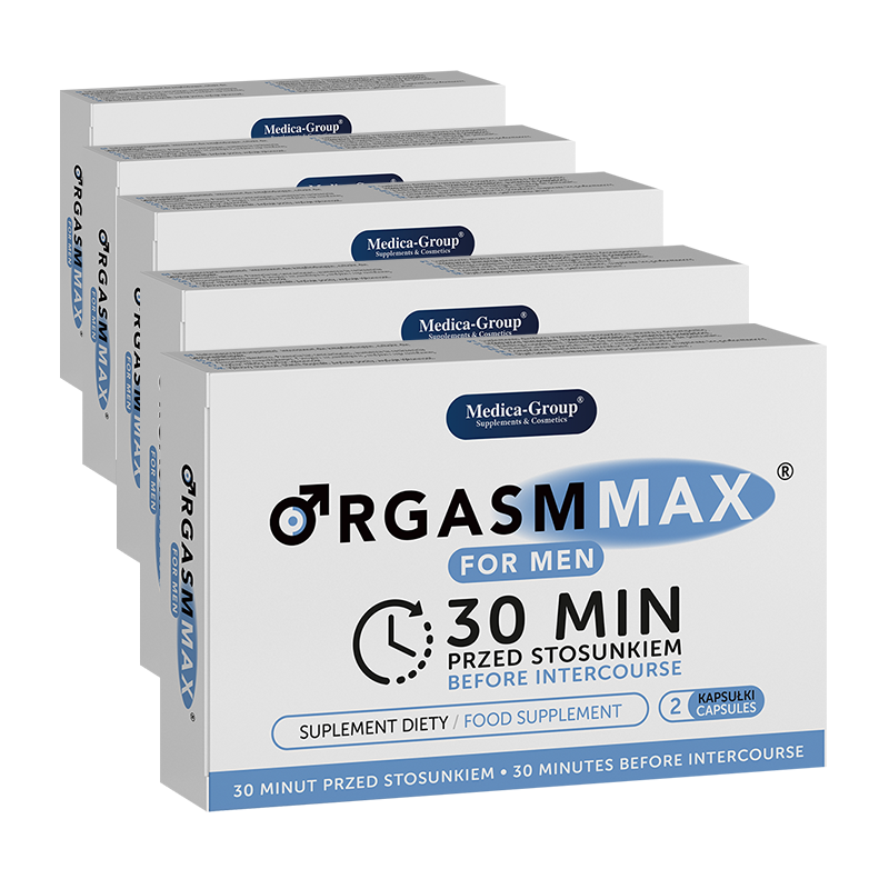 Medica-Group Orgasm Max suplement diety na szybką i długą erekcję, 10 kaps./5 opak.