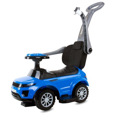 Jeździk SUN BABY Sport Car Niebieski rączka