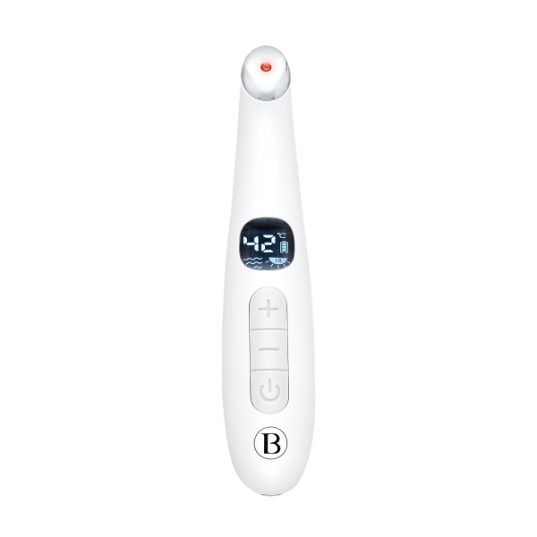 Beautical soniczny masażer skóry wokół oczu (ciepło + wibracje + światło), 1 szt.